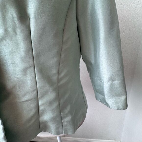 Coldwater Creek Jacket Mint Green Dressy Formal SZ 10 - Picture 6 of 11